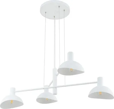 Immagine prodotto di Lampada a sospensione decorativa moderna a 4 punti di luce bianca sopra il tavolo Artis 4xE14 40W Sigma Lighting
