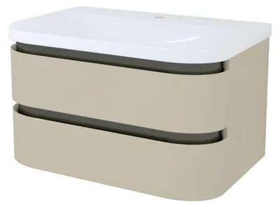 Productafbeelding van Kolpa VITTORIA badkamermeubel met wastafel, model OUV 80 BE