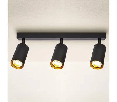 Immagine prodotto di Brilagi - Faretto SELE 3xGU10/35W/230V nero/oro