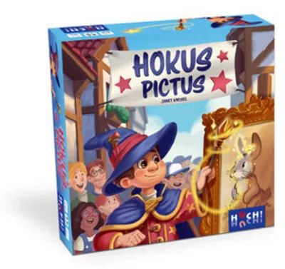 Produktbild von HUCH!, Hokus Pictus, Kinderspiel mit magischem Magnet-Malspaß, Unsichtbare Zauberbilder entdecken, Kreatives Ratespiel, Für 2–4 Spieler ab 5 Jahren