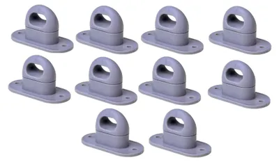 Produktbild von Drehverschluss aus Kunststoff für Ovalösen B 34 mm Planendrehverschluss Planenöse (Stück 10)