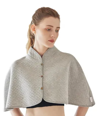 Produktbild von SJTJSPX Poncho-Umhang, warm, für den Winter, für Damen, Schulterwärmer, kurzer S