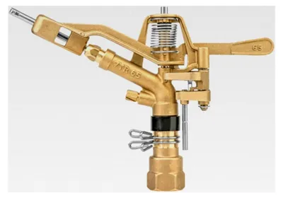 Produktbild von Karasto Sprinkler mit 17,5 m Wurfweite aus Messing