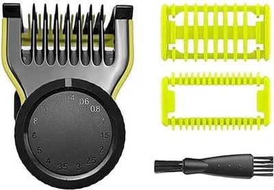 Produktbild von Verstellbarer Schutz,14 in 1 Trimmaufsatz Set für die Klinge des Rasierers Qp2520 Qp2530 Qp2620 Qp2630, 0,4–10 mm mit 1 Hautschutz und 1 Körperkamm