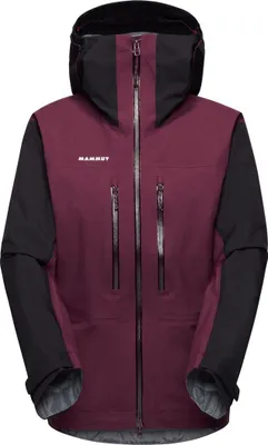 Produktbild von Taiss HS Hooded Jacket Women, Hardshell Jacke Damen - Mammut, Farbe:vin-black, Größe:S