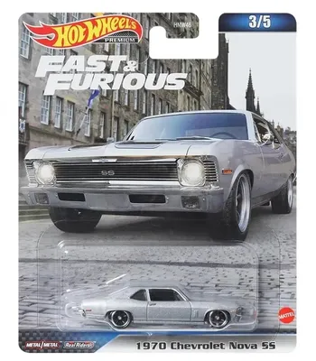 Obrázok produktu pre Hot Wheels Fast & Furious HNW54, Auto, 3 rok / roky, Plast, Kov, Strieborná