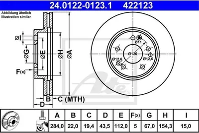 Zdjęcie produktu dla Tarcza Hamulcowa Db Przód W124/W201 84-98