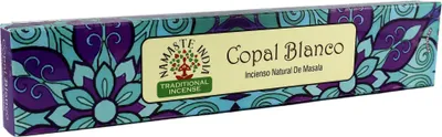 Produktbild von Namaste India Räucherstäbchen Weißer Harz Copal Blanco 1x15gr indische Duftmischung