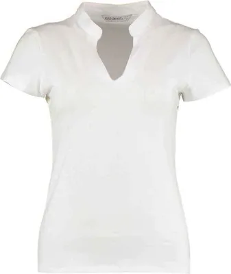 Immagine prodotto di Kustom Kit - Top "Corporate" con scollo a V per donna PC6618 (38 DE - 40 DE) (Bianco)