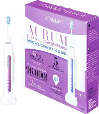 Obrázok produktu pre VITAMMY Aurum ružová sonická zubná kefka