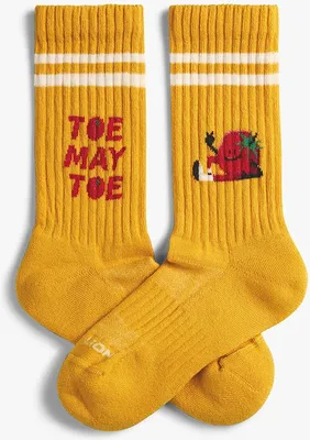 Image de Jimmy Lion Athletic Toe May Toe Crew-socken Gelb EU 26-30 Jungen,Mädchen Gelb EU 26-30