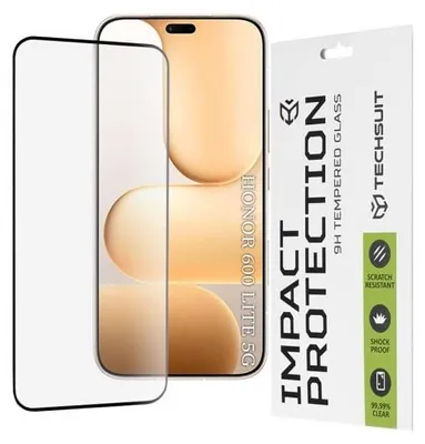 Zdjęcie produktu dla Techsuit 111D Full Cover / Full Glue Glass Szkło do Honor 600 Lite - czarne