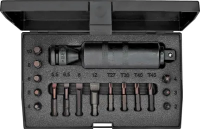 Produktbild von GEDORE K 1900-018 Schraubenlösersatz 1/2", 18-teilig, 6654600