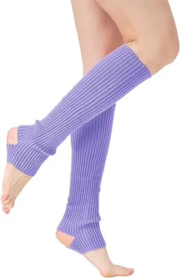 Productafbeelding van Dames beenwarmers - Gebreide manchetten - Dagelijkse stijl - Zachte kunstbont - One size - Zwart