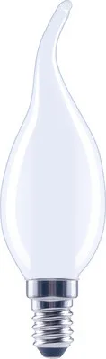Produktbild von FLAIR LED Kerzenlampe dimmbar CL35 E14/4W(40W) 470 lm 6500 K tageslichtweiß matt Windstoß Kerzenlampe