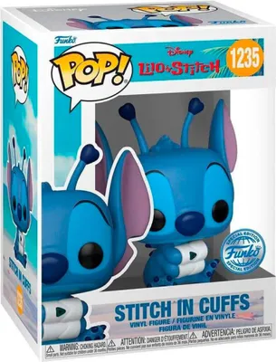 Zdjęcie produktu dla FUNKO POP! Stitch in Cuffs, Wielobarwny, Winyl
