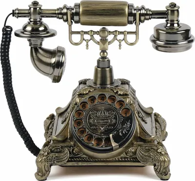 Produktbild von Retro telefon domowy antyczny telefon biurkowy vintage telefon stacjonarny wystrój biura