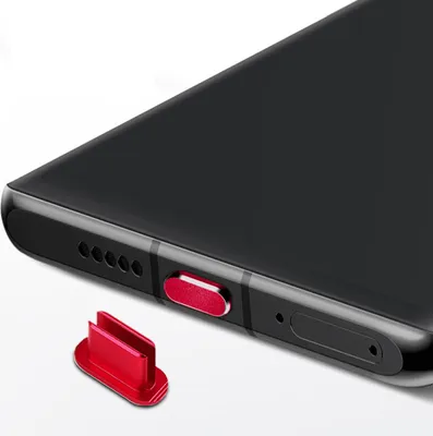 Immagine prodotto di Cadorabo tappo di protezione per USB C in rosso Tappo di protezione antipolvere Antipolvere