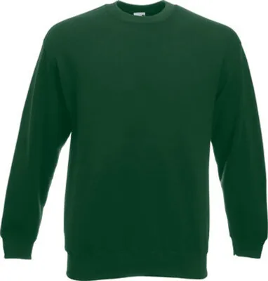 Produktbild von Fruit of the Loom - Classic Set-in Sweat - Bottle Green - XL