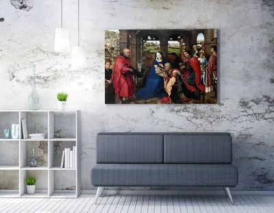 Obrázek produktu pro Wallity, WY309 (50 x 70), Dekorativní malba na plátně, Vícebarevná, 50 % BAVLNA / 50 % POLYESTER, 50 x 70 cm