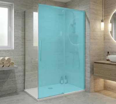 Immagine prodotto di Pannello laterale Gelco LUXOR, 900 mm, vetro trasparente - GU5690CH