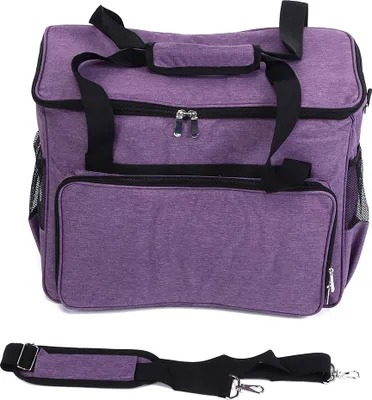 Produktbild von Nähmaschinenstaubbedeckung Haushalt Multifunktionaler Aufbewahrungstasche Stickzubehörpurple