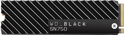 Produktbild von WD_BLACK™ SN750 NVMe™ SSD mit Kühlkörper 1 TB, 3470 MB/s
