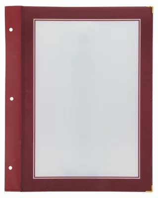 Produktbild von Securit Menü Speisekarte| Menümappe A4 Inserts - Wine Red