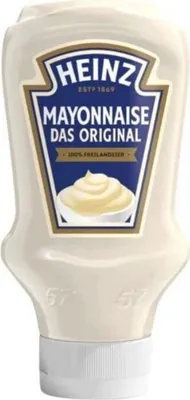 Produktbild von Heinz Einfach Lecker Mayonnaise Kopfstehflasche (495 ml)