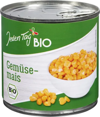 Produktbild von Jeden Tag  Gemüsemais (340g Dose) + usy Block