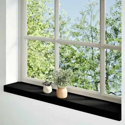 Produktbild von vidaXL Fensterbänke 2 Stk. Dunkelbraun 70x15x2 cm Massivholz Eiche