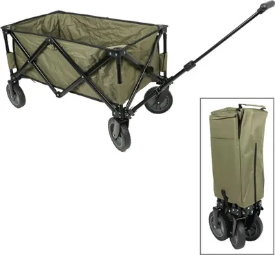 Image de Bollerwagen pliable Chariot de transport Chariot de plage Chariot de jardin Camping