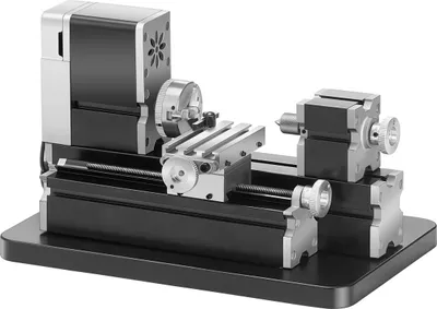 Obrázek produktu pro Mini kovový soustruh 2,76 x 5,12 palce Výkonný kovový soustruh 20 000 ot./min 36 W