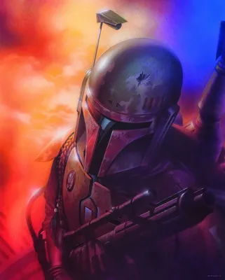 Produktbild von Disney Poster Star Wars Mandalorian Multicolor - 611676 - 40 x 50 cm