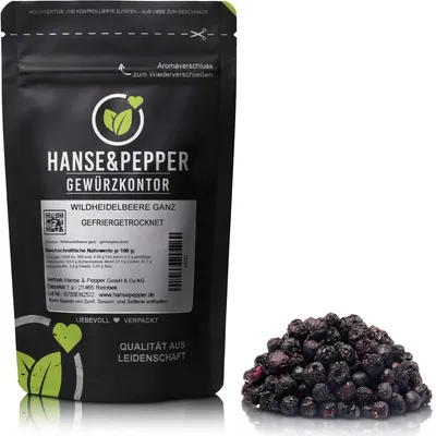 Produktbild von 100g Wildheidelbeere ganz gefriergetrocknet