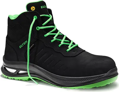Produktbild von Sicherheitsstiefel STEWART XXG Pro GTX black-green Mid ESD S3 HI CI, Gr. 44 ELTEN 768661