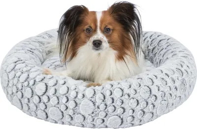 Produktbild von TRIXIE Bett Mila - weiß-grau - ø 60 cm