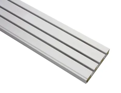 Produktbild von Gardinia Vorhangschiene GE 3-läufig, weiß, 120 cm