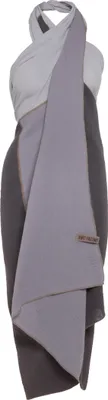 Produktbild von Knit Factory Fay Pareo - XL Musselintuch - Strandtuch - Anthrazit/Grau - 180x130 cm