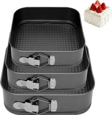 Produktbild von Famanu Springformen Set 3-teilig mit Antihafteigenschaft - 24, 26 und 28 cm