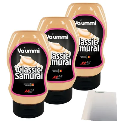 Produktbild von Ya´ummi Classic Samurai 3er Pack (3x300ml Flasche) + usy Block