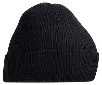 Produktbild von Beechfield - Mütze gerippt für Herren/Damen Uni FK1595 (Einheitsgröße) (Schwarz)