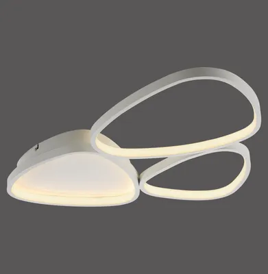 Produktbild von JUST LIGHT PEBBLES LED Deckenleuchte Warmweiss Dimmbar 26,5W weiss 14049-16