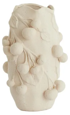 Produktbild von Light & Living CHERRY Vase aus mattem Keramik in Crèmefarbe – 30x28x45 cm