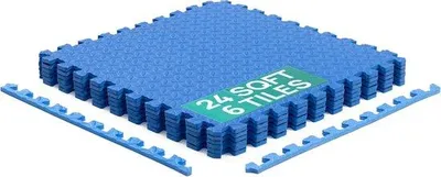 Produktbild von Famanu Puzzlematten mit Rand für die Heimfitness 2 bis 11 m²