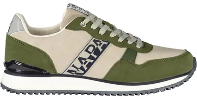 Image de Chaussures de sport pour homme, vert – Des chaussures à lacets élégantes avec des détails contrastés