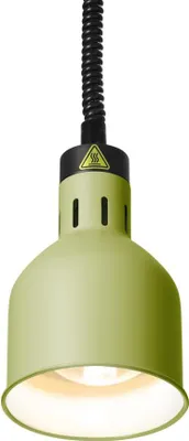 Image de Lampe chauffante cylindrique à hauteur réglable, HENDI, verte, 230 V/250 W, Ø 175 x (H) 250 mm