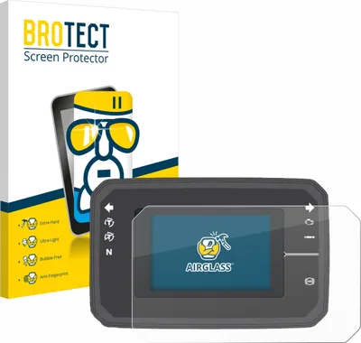 Produktbild von BROTECT Schutzglas für Honda CB650R TFT Display Schutzfolie Panzer Folie Glas Display Schutz klar