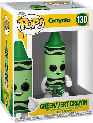 Produktbild von Crayola - Green/Vert Crayon 130  - Funko Pop! Vinyl Figur