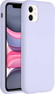 Zdjęcie produktu dla Accezz Liquid Silicone Backcover dla Apple iPhone 11 - fioletowy